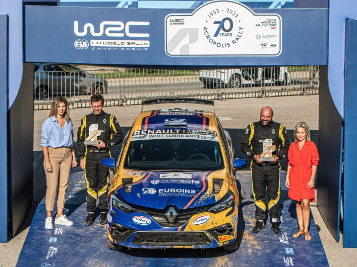 EUROINS GREECE ON THE PODIUM OF THE ACROPOLIS RALLY AS A PROUD SPONSOR OF THEMIS CHALKIAS